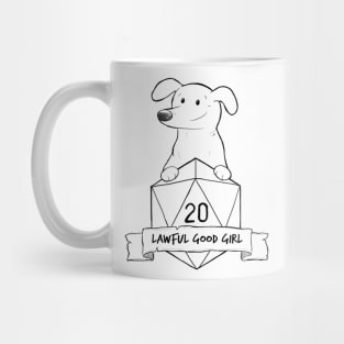 Smaller Print - Lawful Good Girl Mug